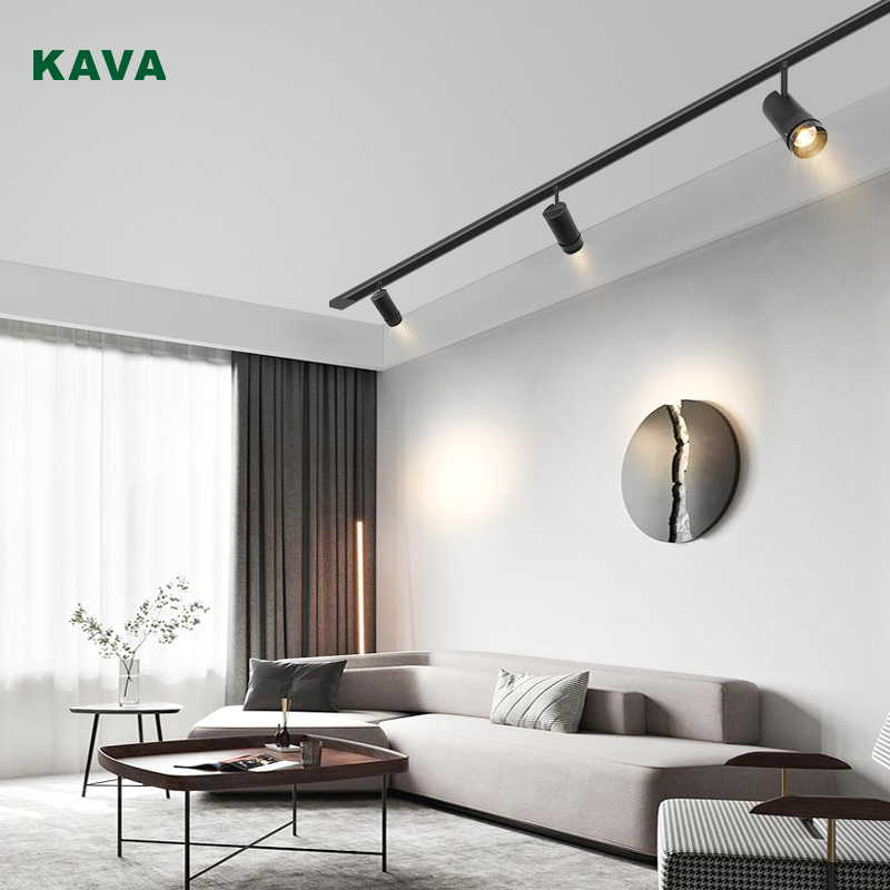 Office Aluminum Magnetic Track Adjustable Beam Angle Light Linear Recessed Track Lighting