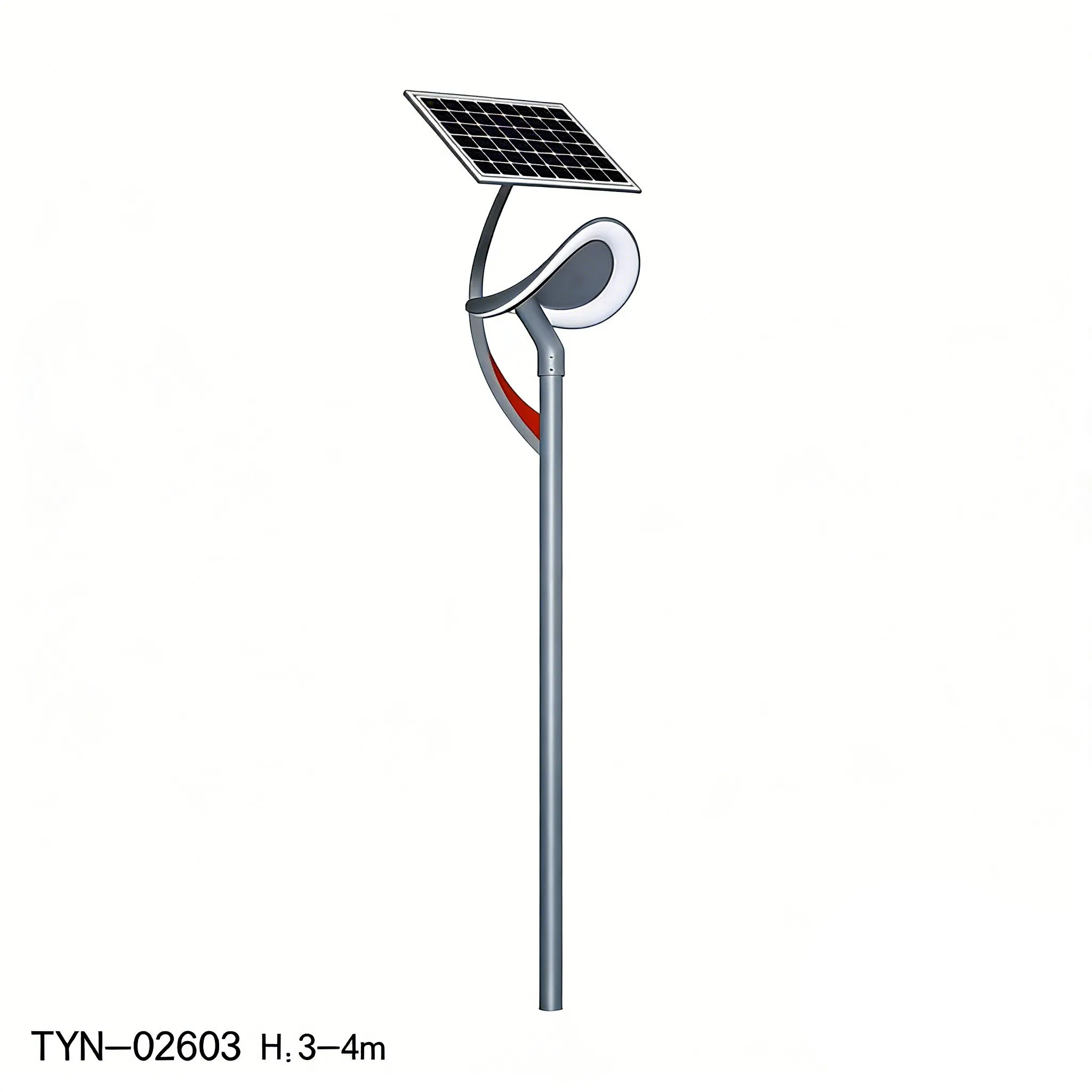 Decorative Floor Lamp Integrated Solar Courtyard Lamp for Villa