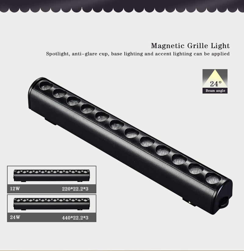 Adjustable Magnetic Track Lighting for Contemporary Interior Design