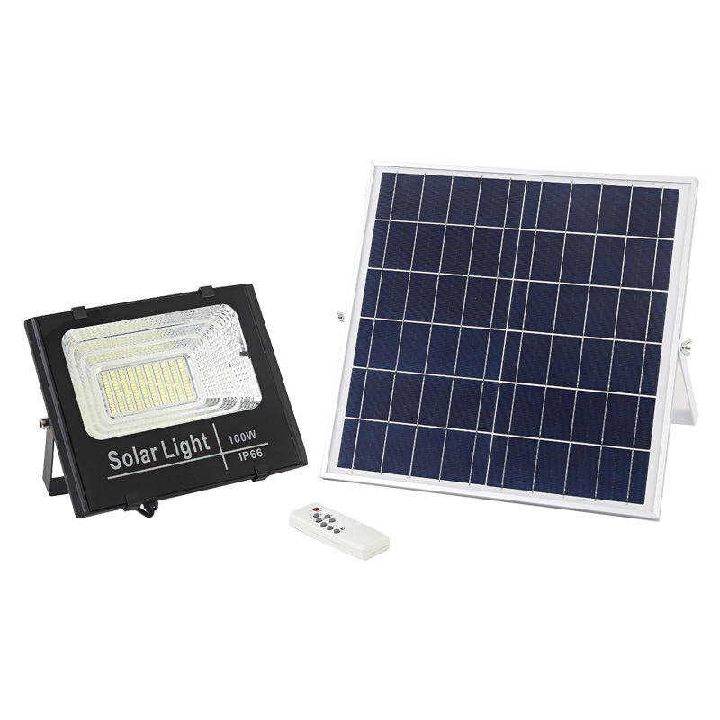 Waterproof IP65 25W 40W 60W 100W 200W 300W Slim Die Casting Aluminium Outdoor LED Solar Flood Light