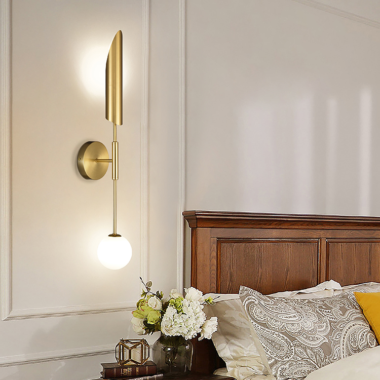 Modern Hotel Room Decoration Lighting Luxury Iron Indoor LED Wall Lamp