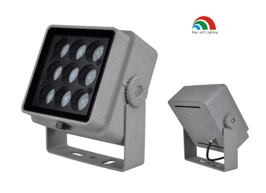 LED Anti-Glare Building Facades IP65 Square Outdoor Spotlight Architectural Wall Washer Decorative Projector Flood Light
