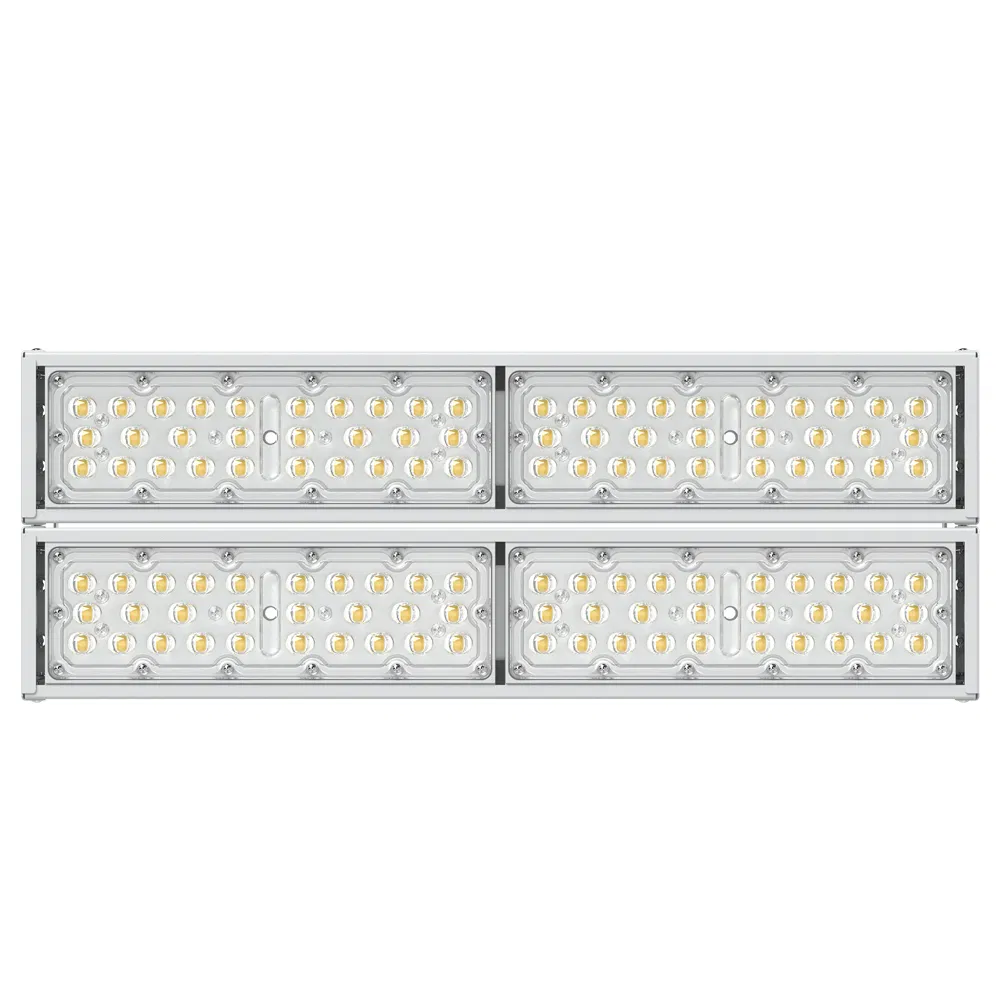 100W 200W 300W 400W Industral LED Linear High Bay Ceiling Tri-Proof Light for Warehouse Shopping Mall Hanging Lighting