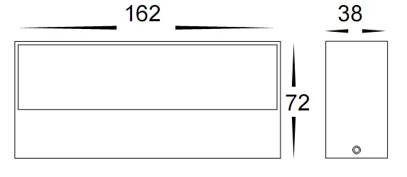 Elegant Outdoor LED Wall Light Specification