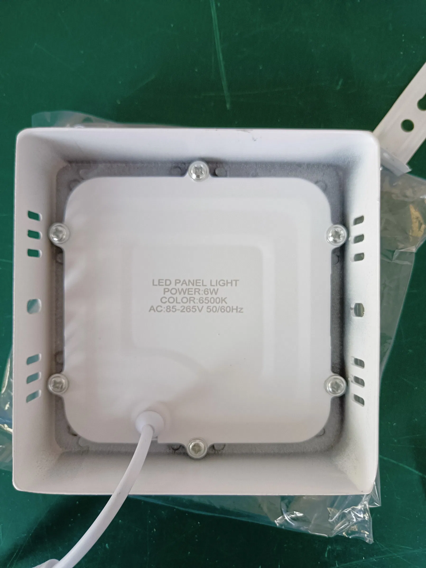 LED Downlight 220V 6W 110mm Surface Mount Ceiling Lamp Square LED Panel Lights Spotlight Bathroom Kitchen Ceiling Lighting Downlight