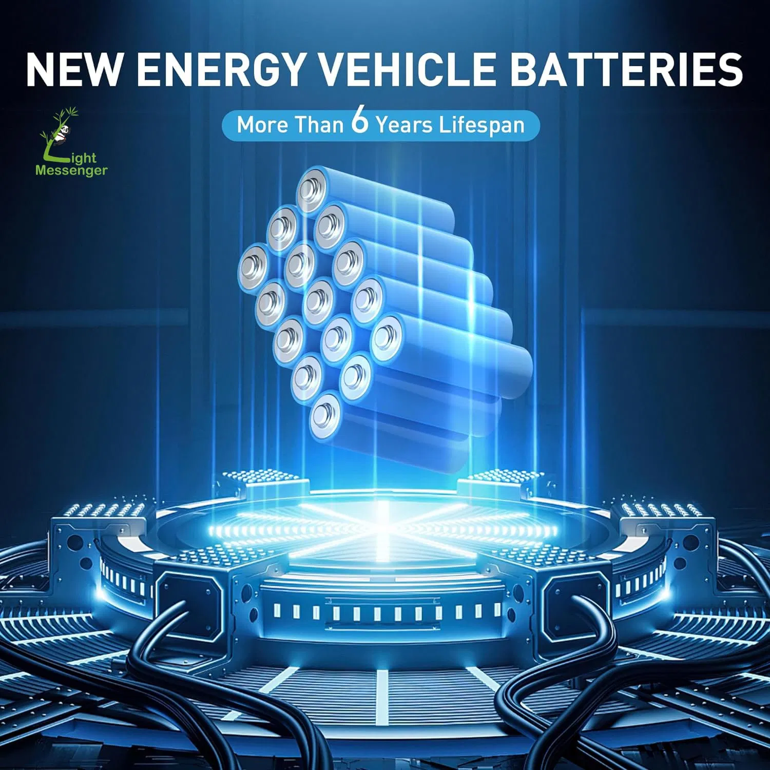 Light Messenger New 200lm/W High Quality Bright Project 15W 30 50W 100W 200W Watt Best Solar Panel Powered Garden Road Outdoor All in One LED Solar Street Light