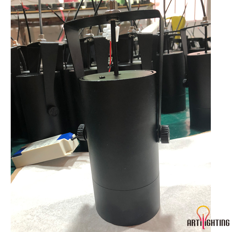 Surface Mounted Outer Driver Without Rail Box 20W 30W Exhibition Hall COB LED Track Lighting for Clothing Store Milk Tea Shop