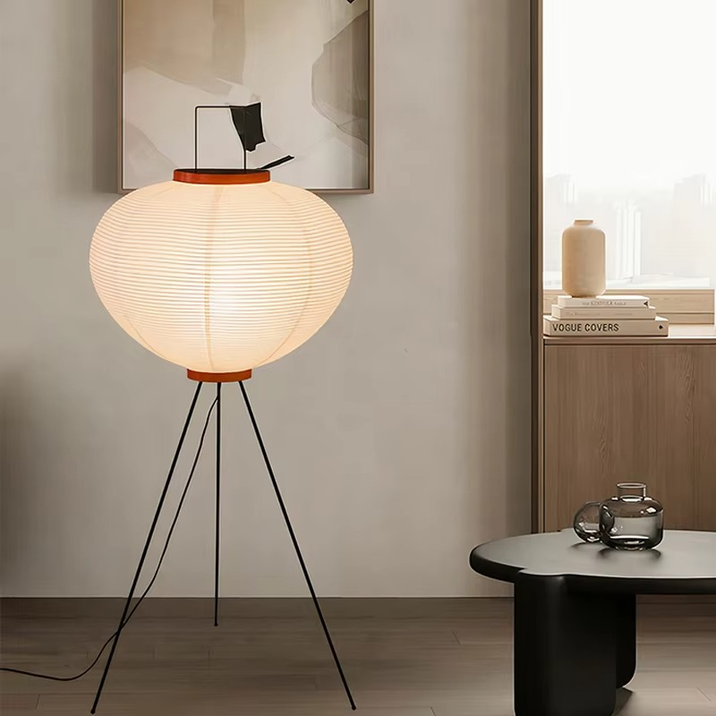 Japanese Designer Akari Noguchi Yong Floor Lamps LED Wabi-Sabi Rice Paper Standing Lamp Home Decor Livng Room Bedroom Loft Study