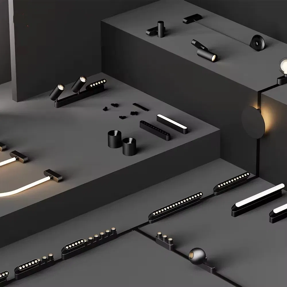 Indoor Household Safety Voltage 24V LED Track Light System Lighting