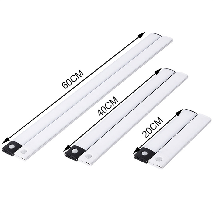 Super Bright Rechargeable Motion Sensor Closet Light Under Cabinet Light with Aluminum LED Panel