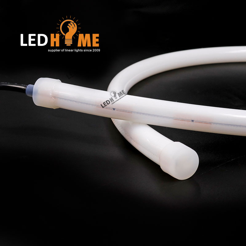 Outdoor IP67 360 Degree D16 Silicone Tube 24V 2700K-6000K Hanging Decorative Shapes Round Rope Flex Custom Neon Sign Light