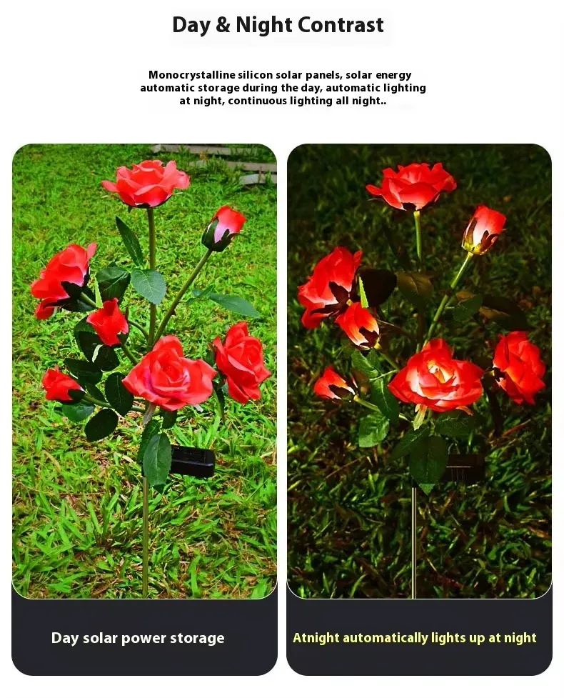 Solar Rose Lighting Effects