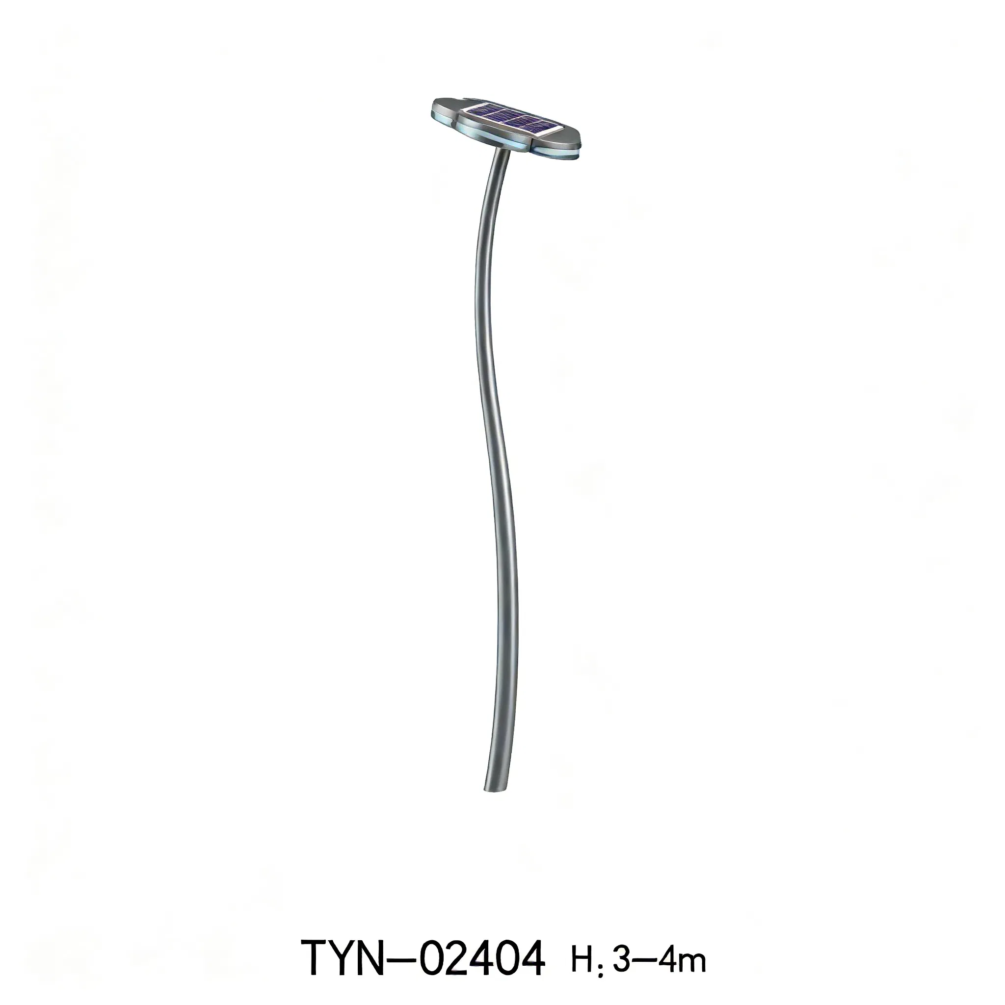 Decorative Floor Lamp Integrated Solar Courtyard Lamp for Villa