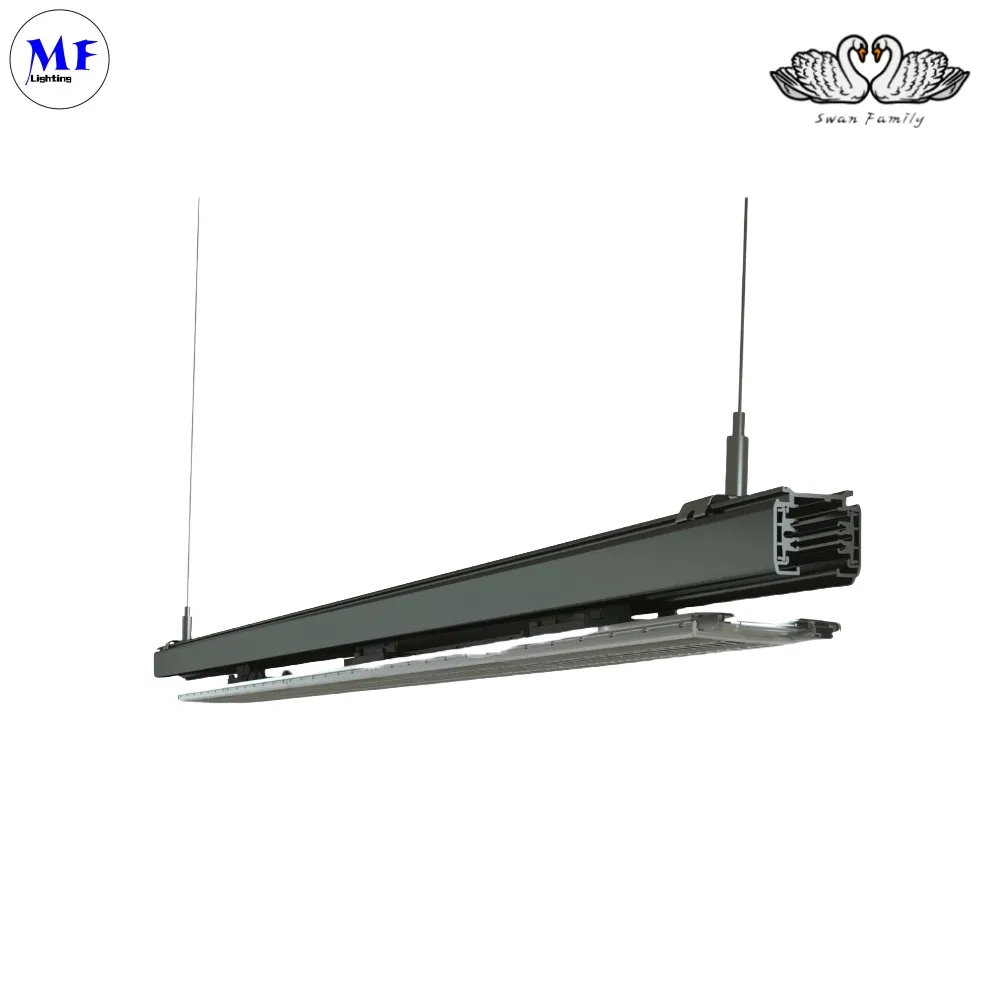 Factory Price 195lm/W IP54 Dali 2.0 20W/35W/50W/70W Modular Office Shopping Multi-Beam Linear LED Track Lighting for Retail Warehouse