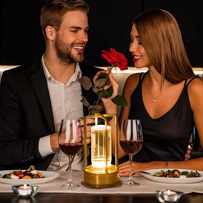 Factory Direct Price LED Rechargeable Decorative Table Lamp for Bar KTV Restaurant