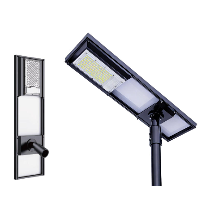 60W High Output Commercial Solar Street Light All in One Design for Public Infrastructure Projects