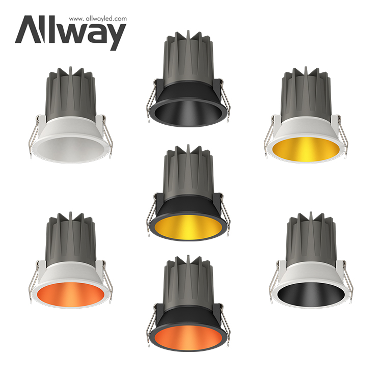 Premium Recessed LED Spotlight for Hotels - Anti-Glare Design