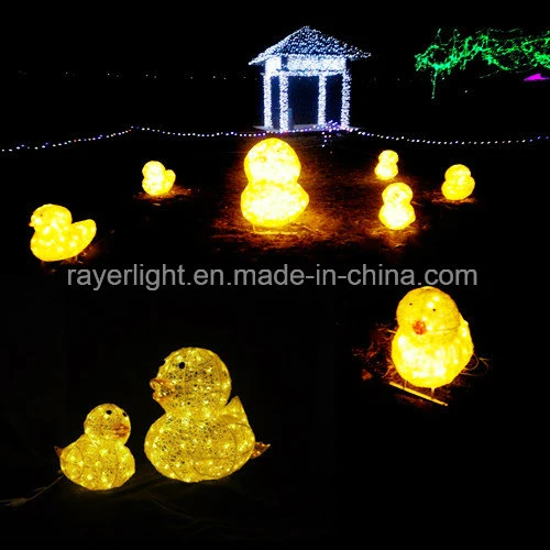 LED Customized Motif Decorative Lights LED Duck Lights LED Garden Decoration