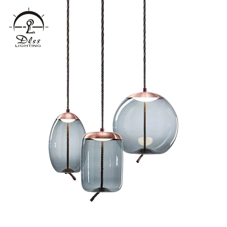 Post Modern Designer Suspension Lamp Decorative Interior LED Glass Pendant Light