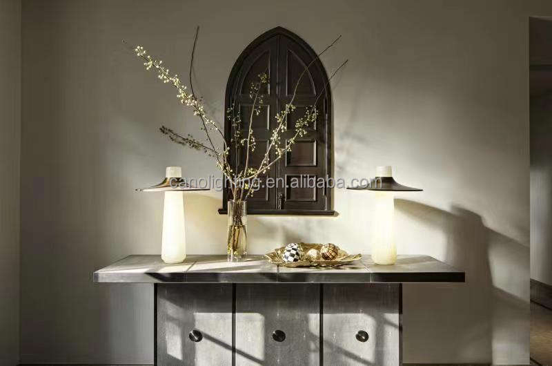 Luxury Designer Living Room Alabaster Floor Light Hotel Villa Shopping Mall Marble Stone Floor Standing Lamps