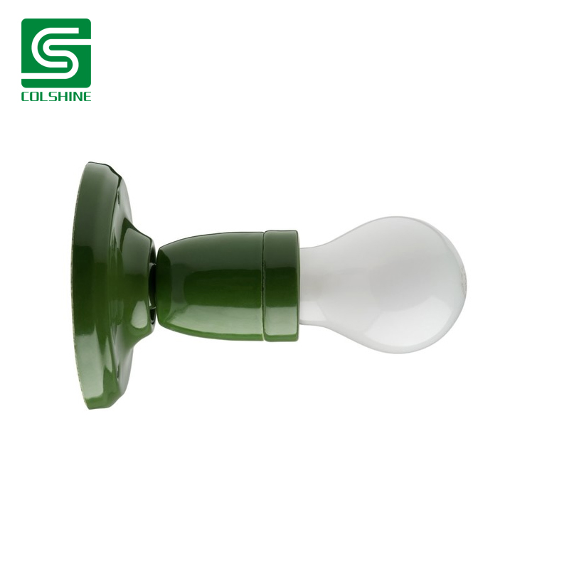 Porcelain Pendent Light Ceramic Ceiling Rose and E27 Lampholder