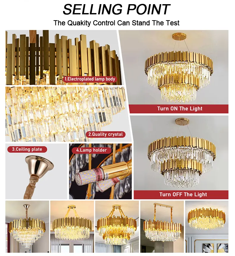 Crystal Chandelier Detail 2