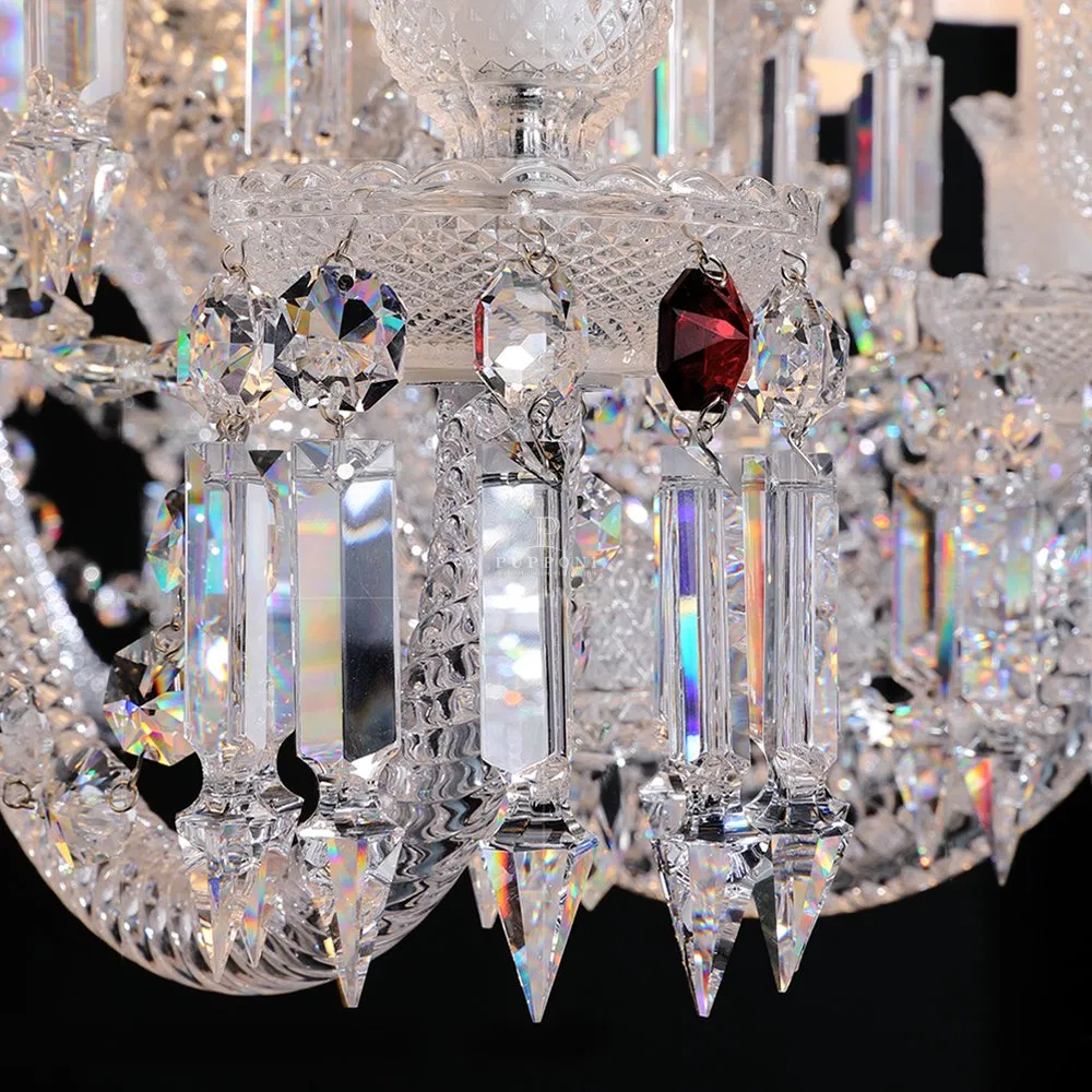 High Ceiling Luxury LED Chandeliers Villa &amp; Hotel Staircase Lighting Fixture Crystal Chandelier Pendant Light for Dining Room