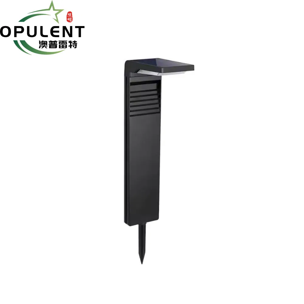 Opulent Solar Garden Lamp Waterproof Outdoor Garden LED Bollard Lights Pathway Decoration Landscape Lighting