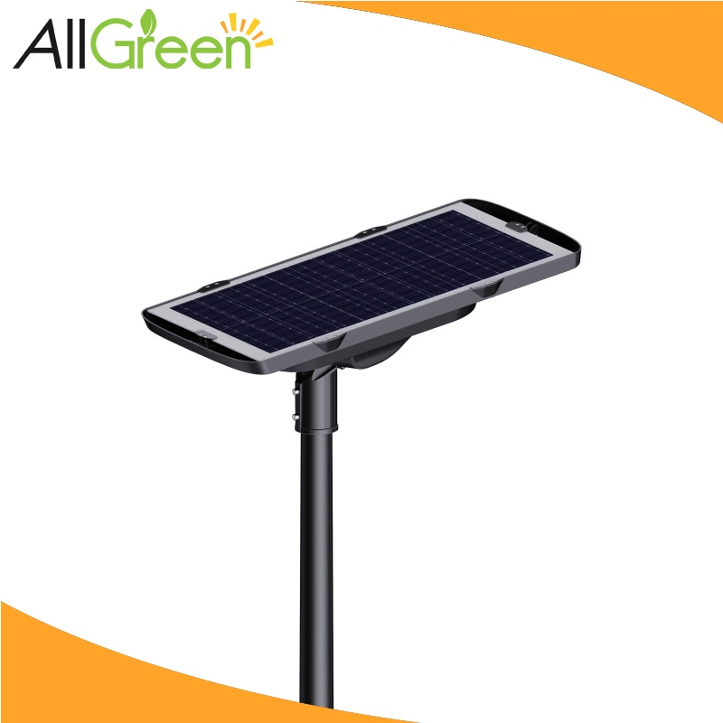 High-Security Solar Street Lamp with 5050 Wide-Angle LEDs &amp; Vandal-Proof Aluminum Integrated LED Solar Street Light with Motion Sensor, IP66, Outdoor Road Light