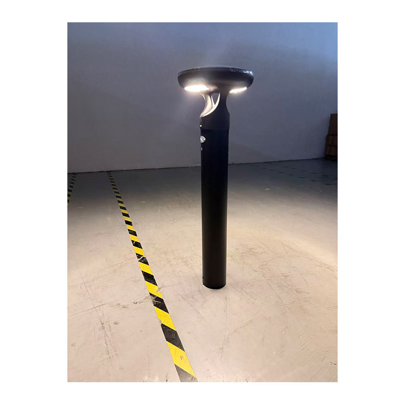 Modern Solar Bollard Light Dusk-to-Dawn for Villa &amp; Community Pathway