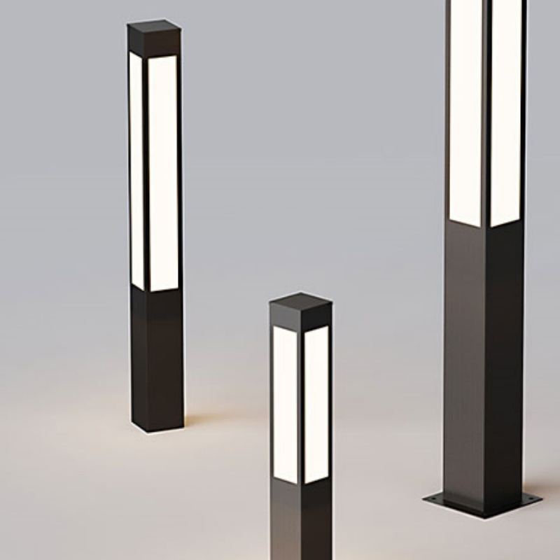 Solar Lawn Light LED Ground Spike Bollard for Pathway Garden Walkway Landscape