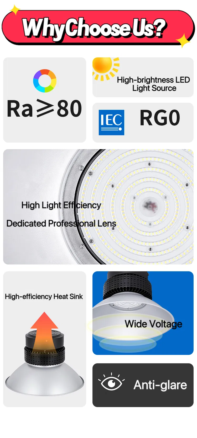 UFO LED High Bay Light 100W
