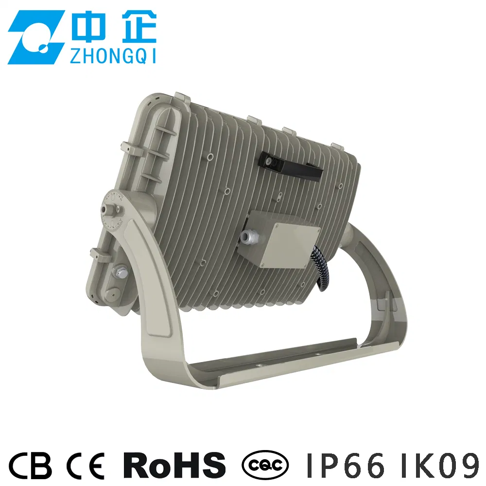 400W Marine Grade LED Floodlight SS316 Stainless Bracket IP66 Ik09 1000h Salt Spray 5g Vibration Test Light