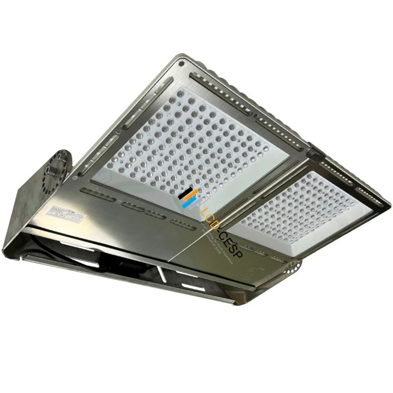 316 Stainless Steel LED Floodlight 50-800 W, Anti-Corrosion Marine Grade, IP69K Waterproof, High CRI80, CE Certified, Long Lifespan for Ship and Port Lighting
