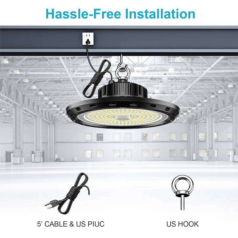 200W-150W-100W-85W Switchable UFO LED High Bay Light Workshop Warehouse Garage Shop Industry High Bay LED