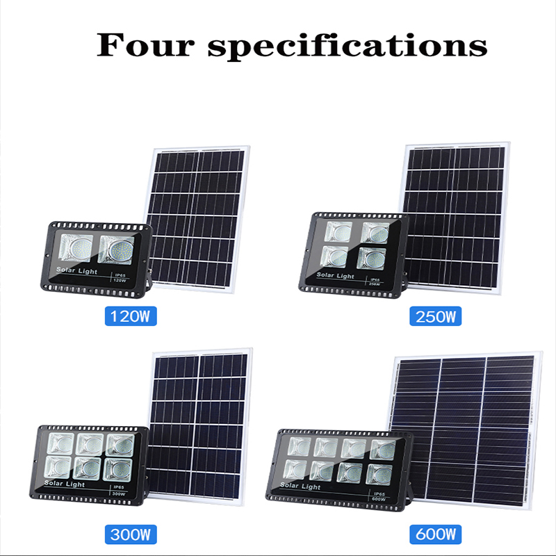 IP66 Waterproof Outdoor Solar Flood Light SMD LED Floodlight 300W Billboard