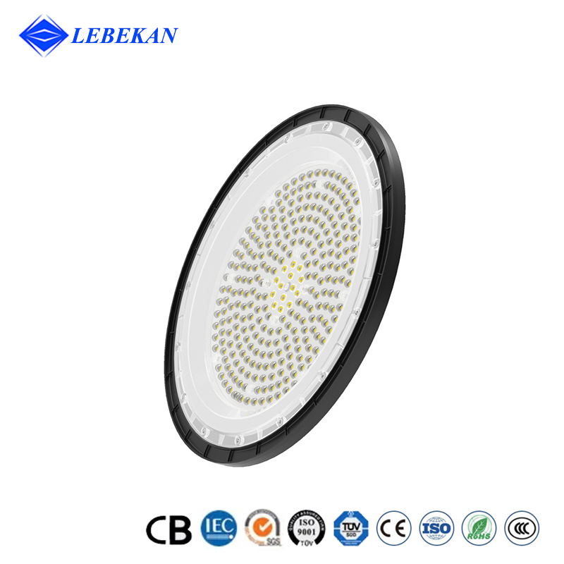 LED Warehouse Lights Commercial Shop Workshop Garage Factory Sale 150W 200W 300W Warm White UFO LED High Bay Light