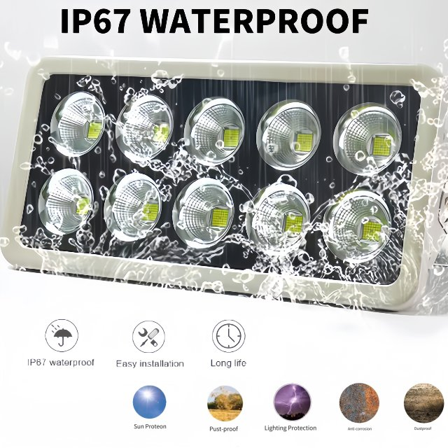 LED Marine Grade Floodlight IP67 Waterproof Offshore Drilling Platform Lighting Fixture 200W 300W 400W 500W 600W
