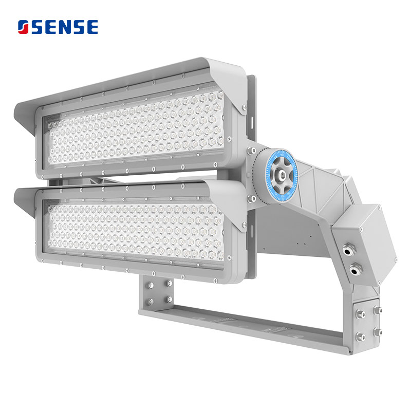 IP65 800W High Mast LED Stadium Light High Power Airport Square Lighting with 20kv SPD