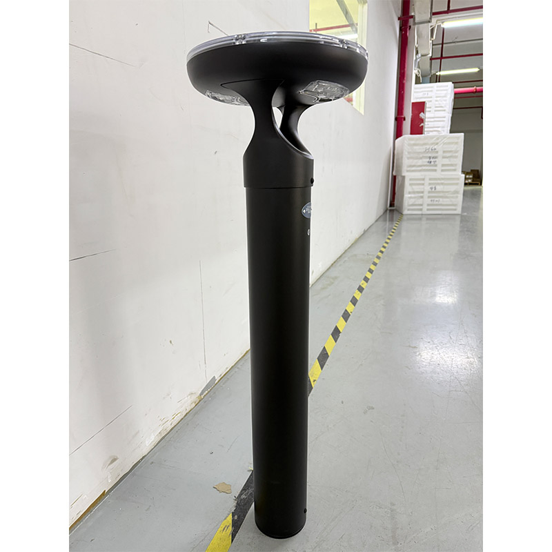 Modern Solar Bollard Light Dusk-to-Dawn for Villa &amp; Community Pathway