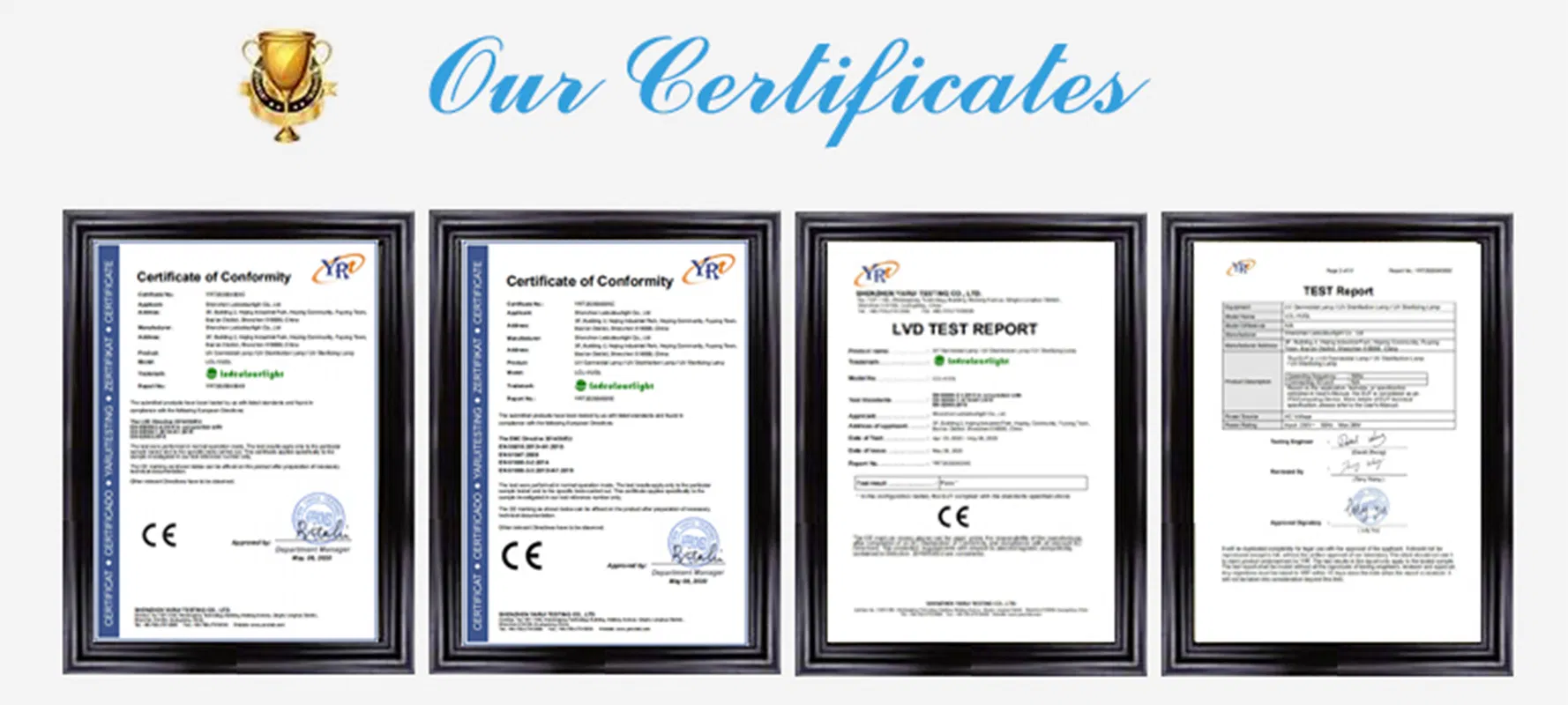 Certifications