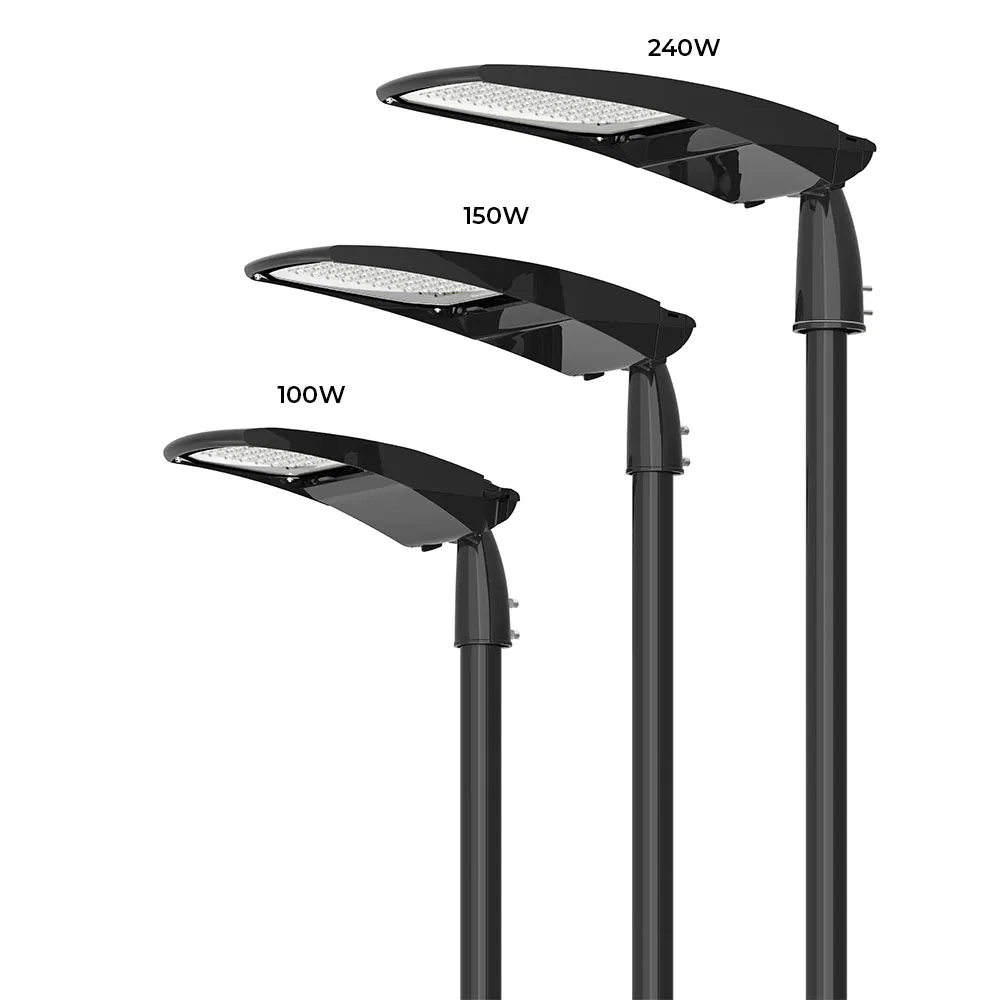 LED Outdoor Commercial Area Lighting Streetlight Road Light City Smart Street Light with Daylight Sensor and Zhaga