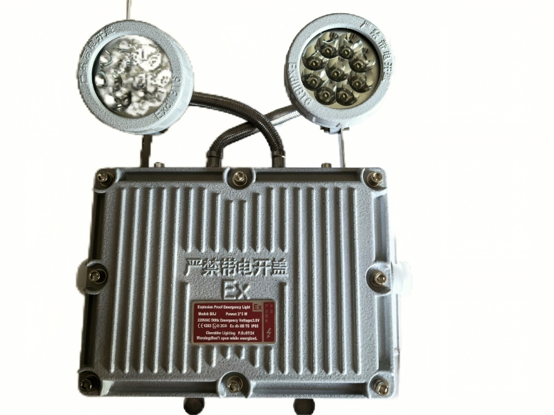 Wall Mounted Double Heads Battery Backup Explosion Proof LED Emergency Fire Light