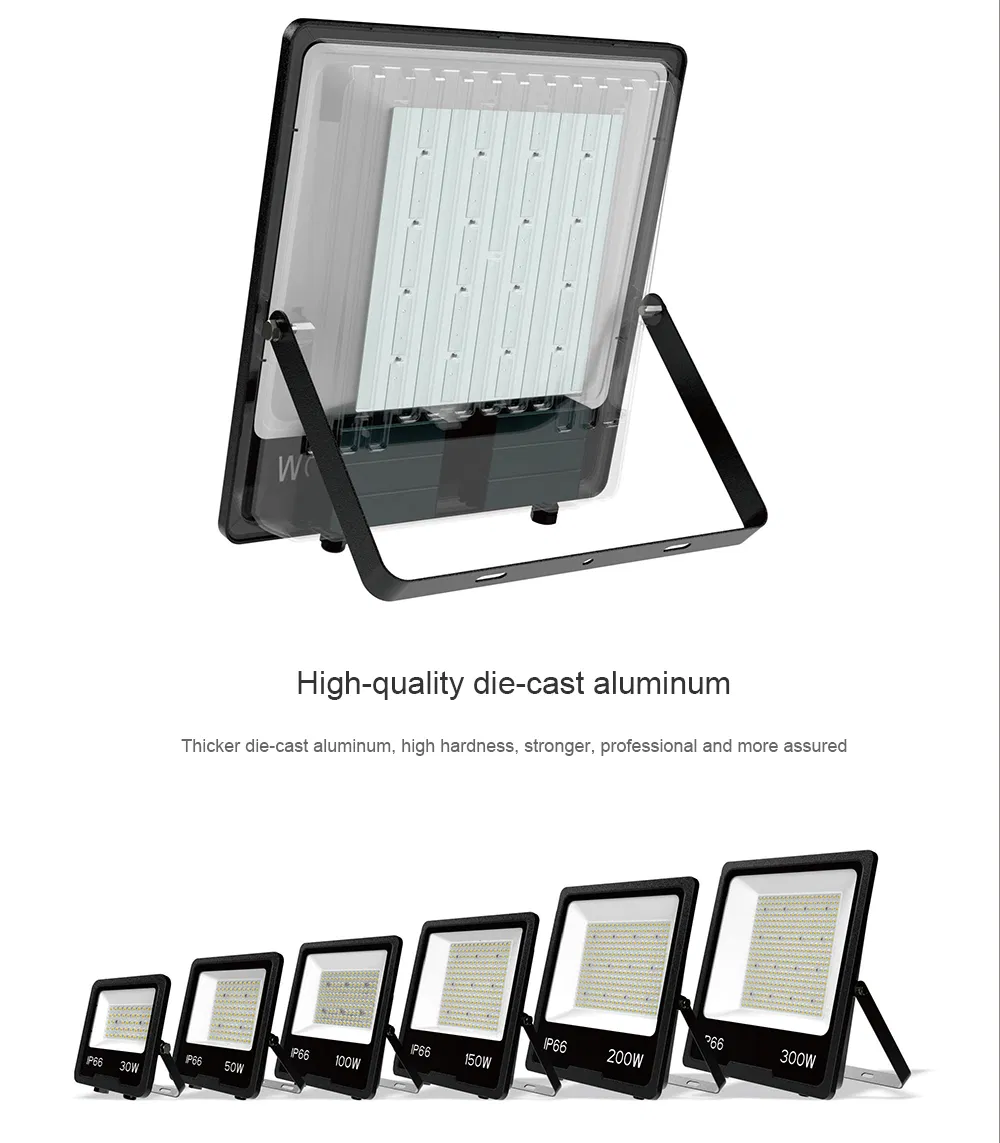 High Brightness Football Stadium High Mast Lighting 100W 200W LED Flood Light