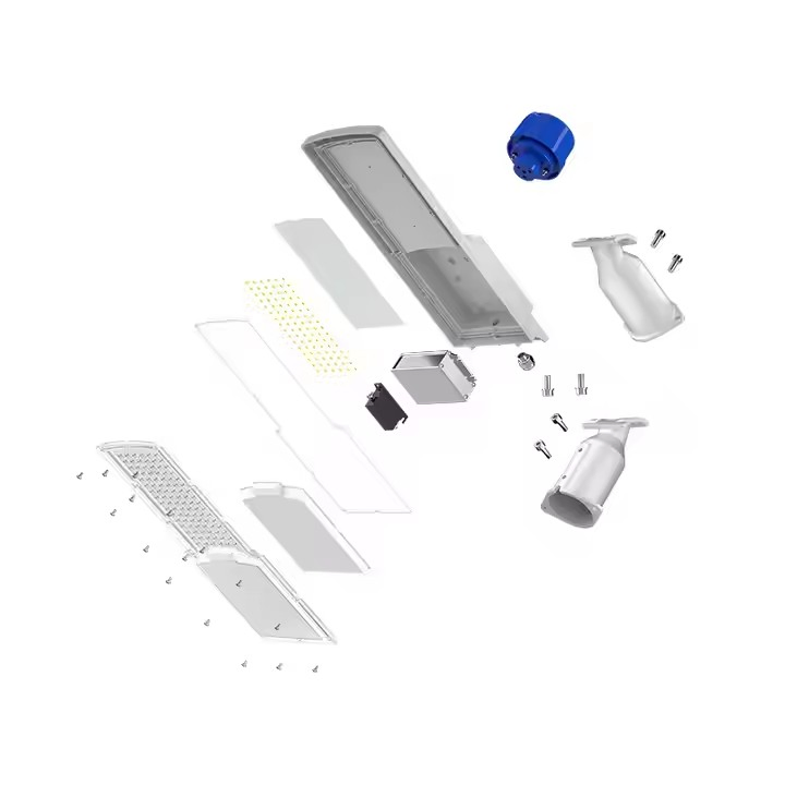 Smart City Light Sensors LED Street Light with Timer Photocell Function Road LED Light for Public Entertainment Place