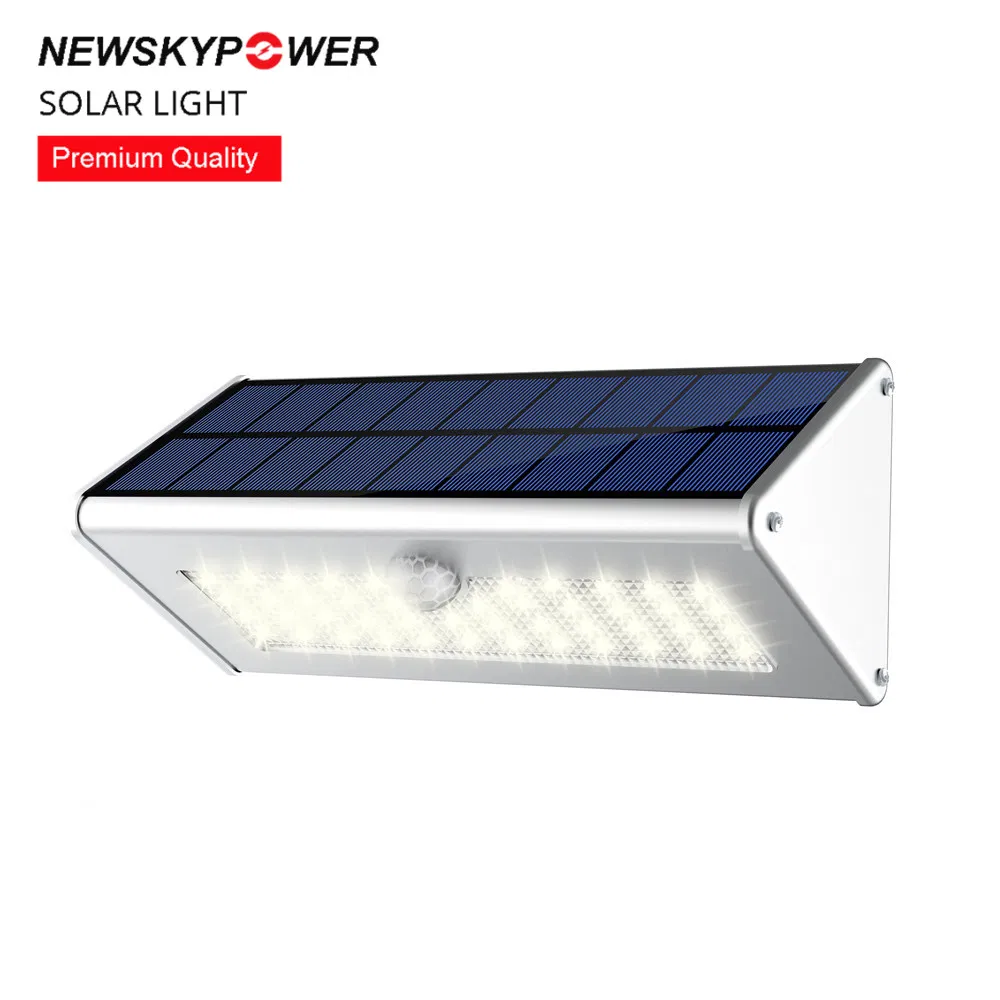Dusk to Dawn IP65 Waterproof LED Lamp PIR Motion Sensor Outdoor Garden Solar Powered Security Wall Light
