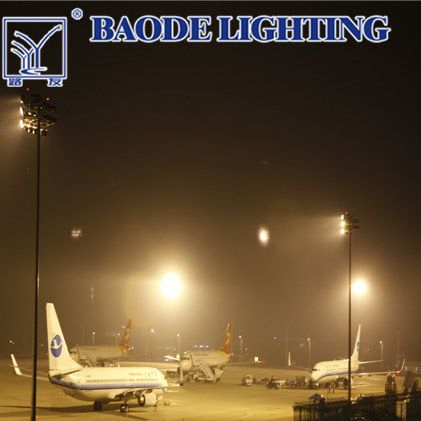 30m 600W LED Flood Light Project Stadium Lighting Pole High Mast Lighting