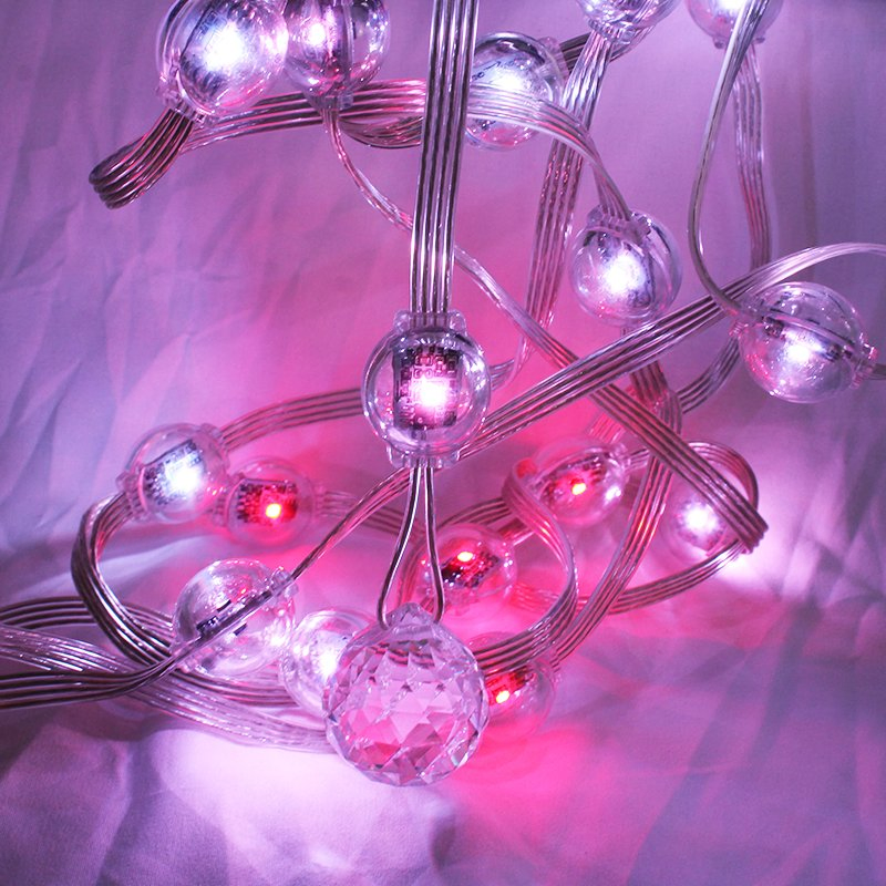High Brightness 20mm DMX Ball String Light Point Pixel Lighting for Outdoor Decoration