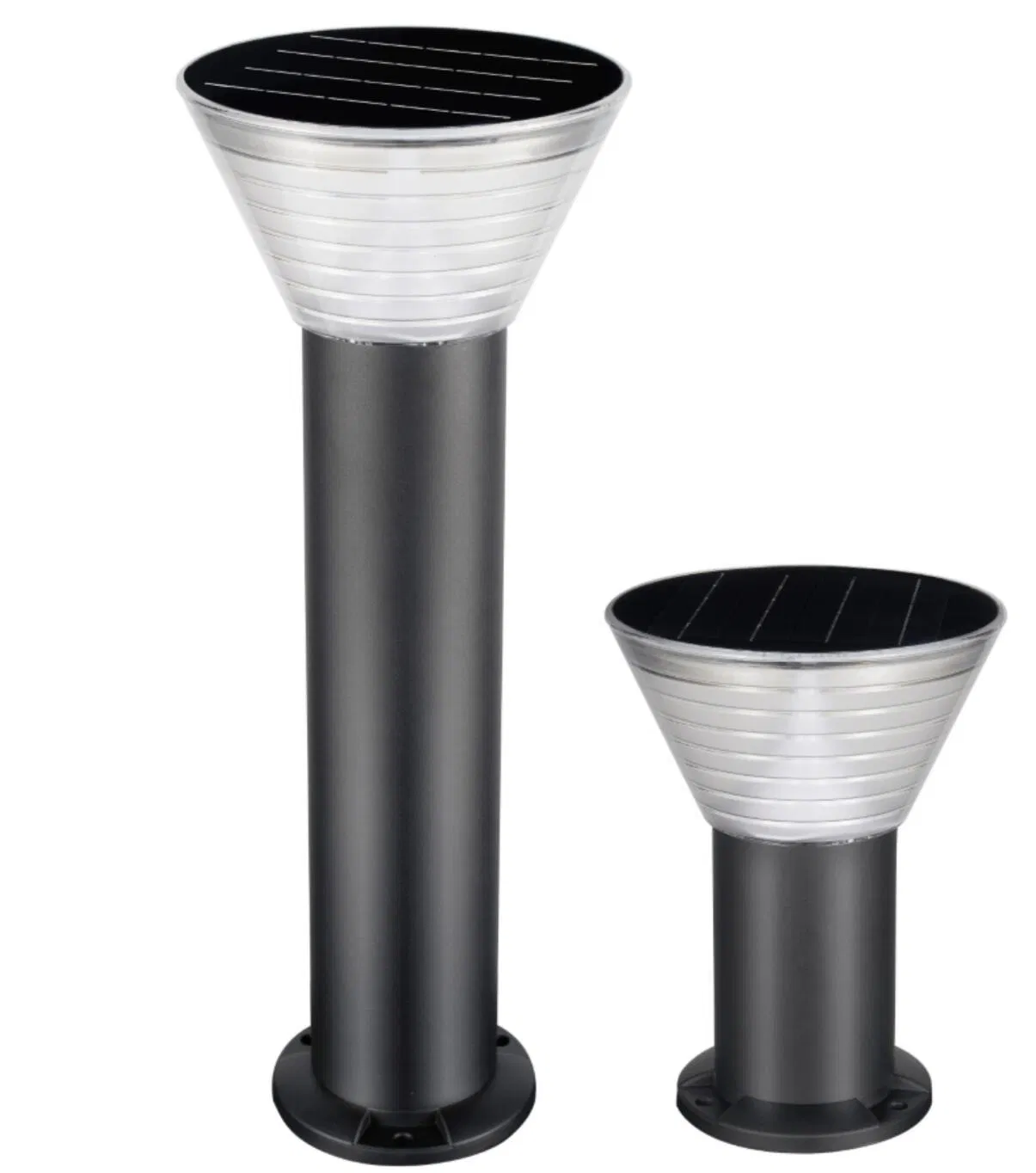 Commercial Residential DC5V Outdoor Solar LED Garden Driveway Pathway Lawn Bollard Lights