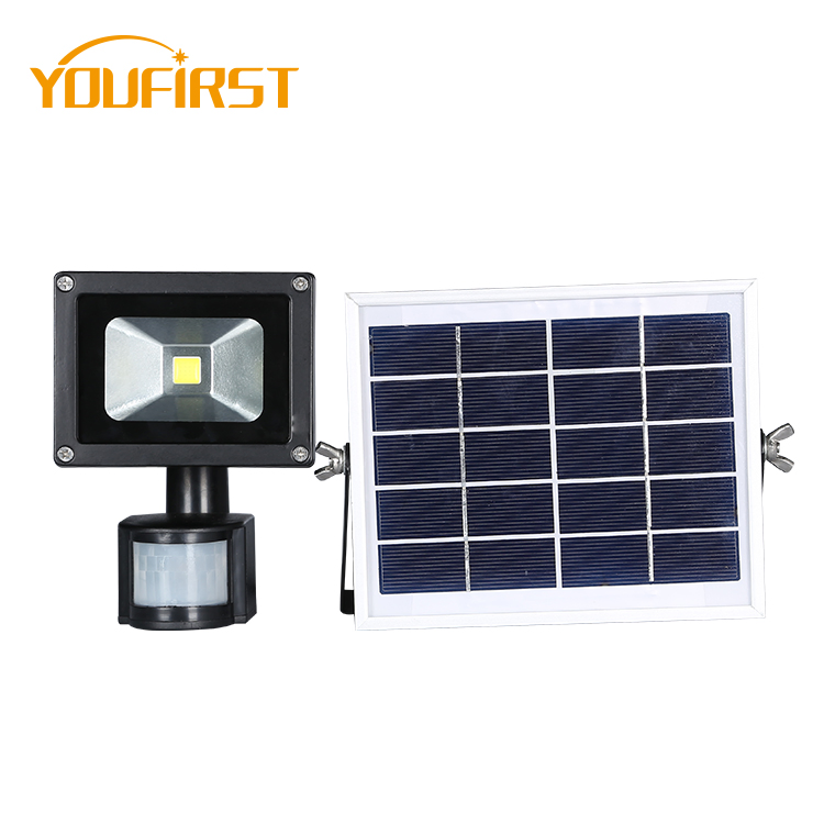 Solar LED Motion Sensor Flood Lights Outdoor PIR Induction Lamp Light Super Bright Waterproof Security Floodlight